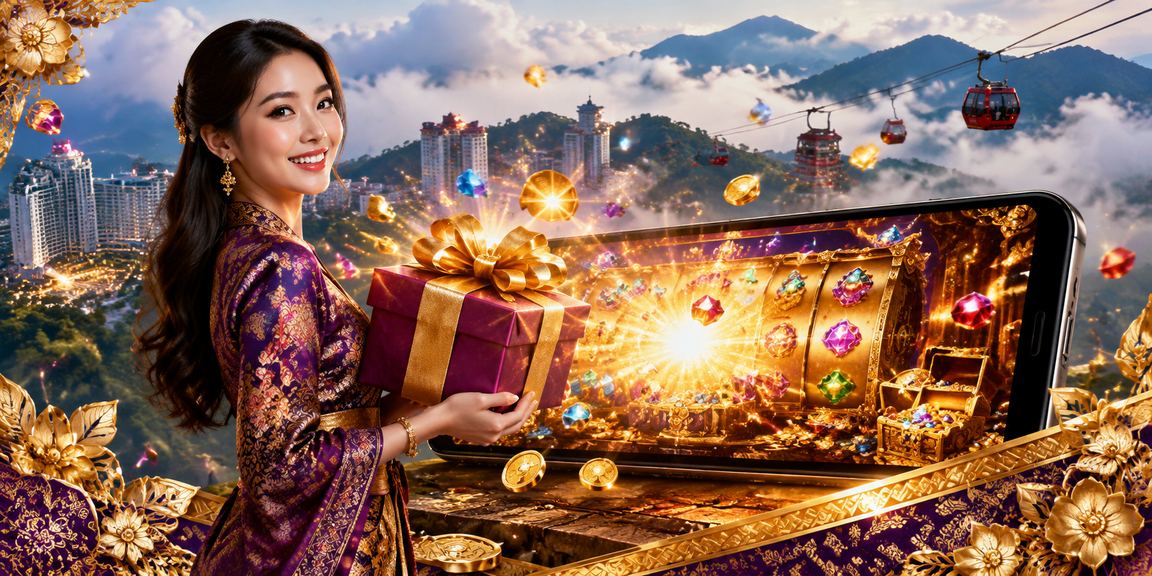 Permainan slot jackpot progresif di Genting Highlands dengan motif batik mewah