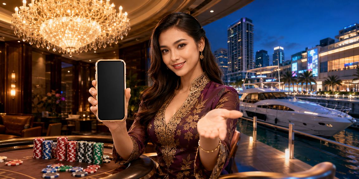 Pemain poker seronok di Johor Bahru dengan suasana santai