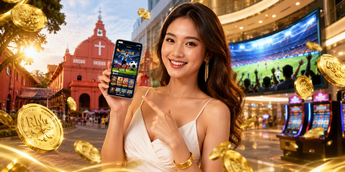 Pemain Melaka menggunakan aplikasi kasino dalam talian untuk bermain slot jackpot